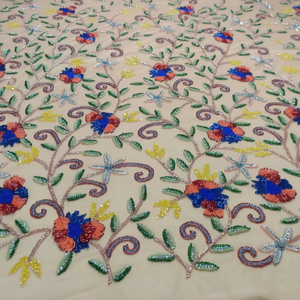 Accesorio de Tejido de Red Bordado a Mano con Cuentas, Estilo Cruzado, Tejido de Punto, Ecológico y de Lujo en 3D - Product Image 1