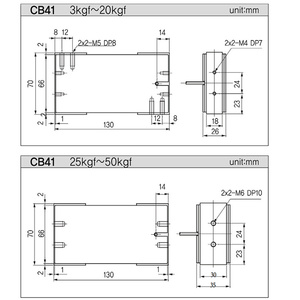 Sensores de Punto Único Veidt para Básculas Comerciales Coreanas Dacell Dangnan CB41-K3, K10, K20, K25, K50 con Pantalla Digital de Precisión - Product Image 3