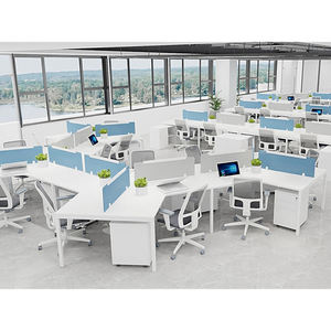 새로운 디자인 x 모양 사무실 책상 워크 스테이션 모듈 식 입방 <span class=keywords><strong>8</strong></span> 인용 10 인용 오픈 오피스 워크 스테이션 스크린 - Product Image 5