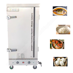 Rice Noodle Roll Steamer Industrial Food Steaming Machine Steamer Cabinet Industrial Food Steamer 8 Trays - Product Image 3