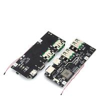 Module de charge QC4+PD3.0 LED double USB 5V 4.5A 22.5W Micro/Type-C pour batterie externe 18650 avec protection contre la température et les courts-circuits