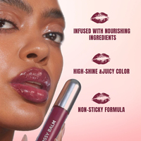 Huile de brillant à lèvres repulpantes de teinte biologique végétalienne de haute qualité marque privée longue durée hydrate paillettes Base de brillant à lèvres en gros en vrac