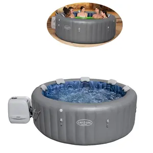 Bestway 60075 Lay-Z-Spa Spa massaggio portatile vasca idromassaggio rotonda gonfiabile all'aperto