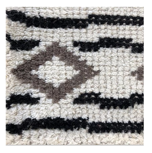 Tapis en pure laine tissé à la main, design géométrique moderne, tapis tufté à la main pour la maison, le bureau, l'intérieur et l'extérieur, motif esquisse - Product Image 1