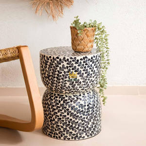 Table basse d'appoint moderne en bois écologique avec nacre, réglable, idéale pour appartement, maison, resort – Meilleure vente du Vietnam - Product Image 2