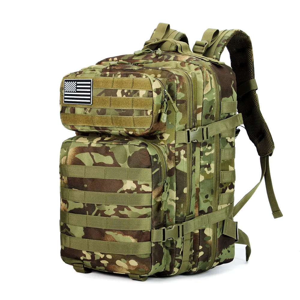 JSH toptan taktik Grabbag sırt çantası Multicam taktik sırt fortravel taktik çerçeve sırt çantası 45L özel Logo