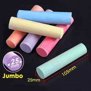 <span class=keywords><strong>Craie</strong></span> géante Foska pour l'extérieur, lavable, résistante, pour le dessin et la peinture, idéale pour les tout-petits et les adultes, cadeaux de Noël et pour la salle de classe - Product Image 2
