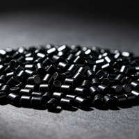 Granulés de plastique noir (Masterbatch) en PP, PE, PS, PC, HDPE avec 25%, 30%, 40%, 50%, 60% de contenu pour le moulage par injection et le soufflage