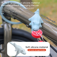 Antivol de vélo en silicone motif crocodile mignon, pour casque et vélo de montagne, accessoire de cyclisme portable