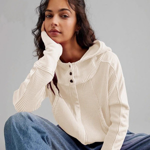 Cardigan <span class=keywords><strong>con</strong></span> Zip e Cappuccio in Corduroy Foderato, Manica Lunga, Tendenza Primaverile per <span class=keywords><strong>Donna</strong></span> - Product Image 4