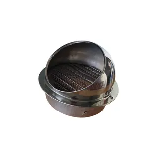 DN200 Stainless Steel Spherical Wall External Ventilation And Rain Cover