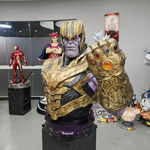 Vente chaude <span class=keywords><strong>Marvel</strong></span> Heroes Statue Thanos Bustdavid Statue Super-man <span class=keywords><strong>marvel</strong></span> Figurines Thanos Sculpture pour la décoration de la maison - Product Image 1