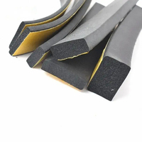 Bande d'étanchéité adhésive en mousse PVC double face haute dureté pour vitrage structurel, bande de scellement moderne pour murs rideaux, portes et fenêtres