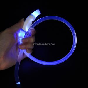 Collier de sécurité pour chien LED USB lumineux avec batterie remplaçable, rubans de luxe, prix d'usine, pour les promenades nocturnes - Product Image 4