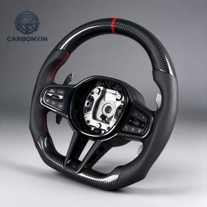 Volante de Fibra de Carbono Personalizado para BMW CS G F F30 F20 E46 M2 M4 M3 M5 G20 G80 E90 E87 E38 F87 G28 G30 G38 G60 G87 X3 X5 M8 - Product Image 2