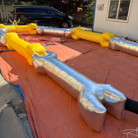 Nouveau design de ballon gonflable en forme de clé à molette pour la décoration de fête sur le thème de la réparation, modèle géant de chaîne d'outils gonflables