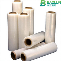 Rouleaux de film étirable en plastique hautement transparent, directement du fabricant, pour l'emballage de produits frais, de meubles, de matelas et de tapis