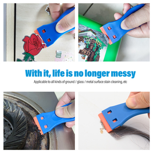 Có thể thay đổi Blade Phong Cách Cầm Tay Cửa Sổ Scraper Keo Kẹo Cao Su Cleaner Scraper Nhựa - Product Image 6