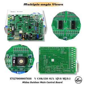 บอร์ดควบคุมหลักภายนอกอาคาร VRF รุ่น 17127000007616 VCOK450SLXA[V6M].D.1 แผงวงจรสำหรับเครื่องทำความเย็นระบบ VRF HVAC ของ Midea - Product Image 3