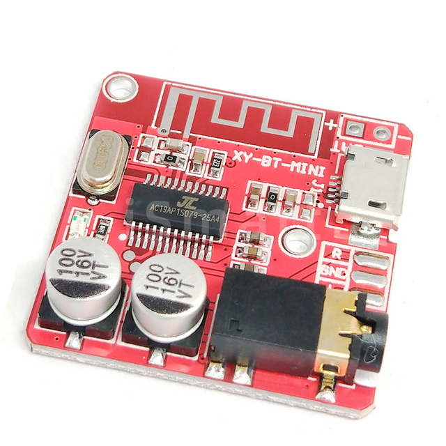 Micro USB Type C Audio Receiver Board BLE 4.1 Mp3 Lossless Decoder Board Wireless Stereo Music Module 3.7-5V XY-BT-Mini