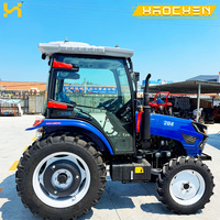 Tracteur agricole diesel 70 CV 4x4 avec charrue rotative PTO et élévateur hydraulique pour la culture des cultures