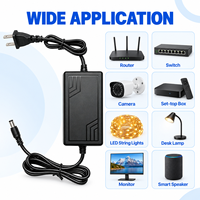 Services ODM/OEM Adaptateur secteur 15W 5V 3A AC/DC avec connecteurs DC multiples, adaptateur de bureau pour ventilateur, audio, écran LED, décodeur