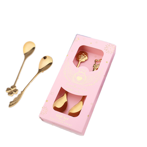 Thép không gỉ bốn lá cỏ ba lá và hình trái tim gelatin chim của Tổ trang trí Muỗng cho lưu niệm khuấy muỗng - Product Image 6