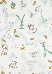 Pfas मुफ्त नए डिजाइन चिकनी fox चमड़े के वाटरप्रूफ pu चमड़े के कार्टून पशु डिजिटल मुद्रित नरम चमड़े - Product Image 3