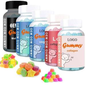 Logotipo personalizado Proteína vegana a base de plantas Snack Gummy Candy Suplemento Proteína sin azúcar Gummies con nutrición deportiva - Product Image 2