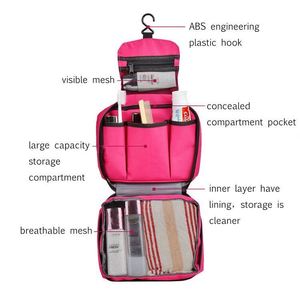 Bolsa de Aseo Colgante Impermeable para Baño, Organizador de Viaje Personalizado al por Mayor, Bolsa de Almacenamiento de Cosméticos - Product Image 3