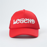 Gorras Trucker de Espuma de 5 Paneles con Malla Trasera, Impresión Puff Personalizada OEM, Dos Tonos, Venta al por Mayor, Gorras Promocionales de Streetwear