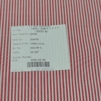 Tissu de chemise teint en fil 100% coton biologique, léger et respirant, matériau écologique