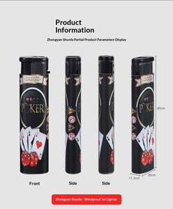 Vente en gros de briquets <span class=keywords><strong>électronique</strong></span>s au butane au design moderne, accessoires de fumeur en plastique pour cigarettes et barbecue - Product Image 6