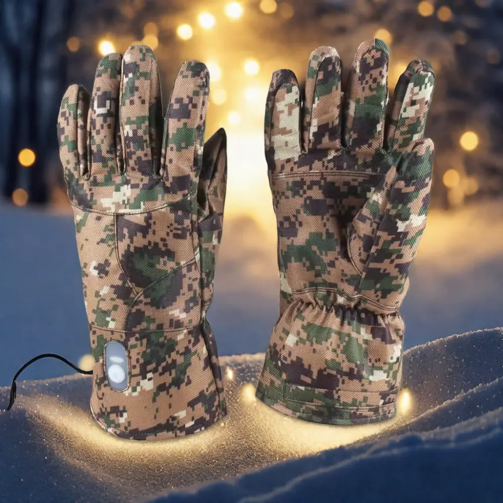 Wasserdichte wiederaufladbare batteriebeheizte Handschuhe für Arbeiter elektrische Jagd- und Angelnhandschuhe für Winter-Skifahren und Outdoor-Verwendung