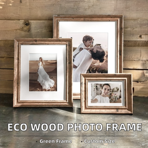 Immagine della parete di ferro <span class=keywords><strong>con</strong></span> Logo personalizzato eco-friendly in legno massello cornice in legno all'ingrosso della fabbrica <span class=keywords><strong>con</strong></span> Logo personalizzato - Product Image 2