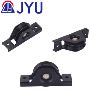 Roue <span class=keywords><strong>de</strong></span> porte coulissante <span class=keywords><strong>de</strong></span> qualité design industriel Roue inférieure muette universelle avec installation à vis Système <span class=keywords><strong>de</strong></span> rouleaux en acier durable - Product Image 1