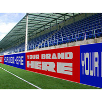 P10 10Mm Extérieur Étanche Haute Luminosité Football Bannière Stades Led Écrans Électrique Publicité Sports Clôture Led Conseils