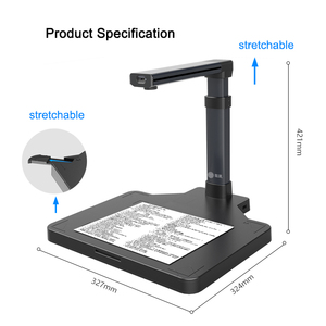 Escáner de Documentos A3/A4 con Cámara de 13MP, USB Portátil, Grabación de Video, Proyección en Tiempo Real, Soporte <span class=keywords><strong>PDF</strong></span>, Escaneo Rápido de 1 Segundo para Libros - Product Image 6