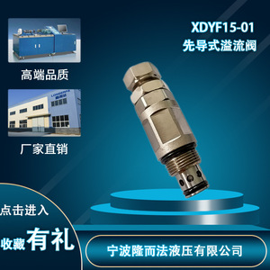 Vanne de décharge pilotée Xdyf15-01, 1 pouce, pour le contrôle de la pression, vanne hydraulique pour engins de génie civil - Product Image 4