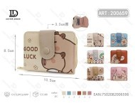 Cartoon Foldable Single Button <b>Wallet</b> <b>Small</b> Size Pu Material Daily Use Unisex - Product Image 1