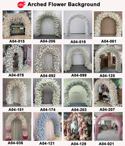 SMOOTH New Artificial Silk White Rose Flower Wall Indoor Outdoor <b>Wedding</b>/Christmas <b>Arch</b> for Backdrop Decoration - Product Image 3