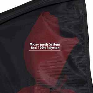 Sac à linge durable et écologique en polyester et coton, avec cordon de serrage, fermeture éclair, pliable, design en maille, tissu élégant pour le lavage - Product Image 3