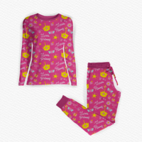 Ensemble de pyjamas en bambou pour femme, imprimé patchwork de haute qualité, vêtements de détente pour adultes, imprimé de Noël, pyjamas en bambou pour adultes