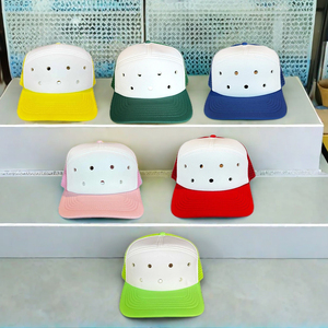 Biểu Tượng Tùy Chỉnh Bọt 7 Bảng Điều Chỉnh Quyến Rũ <span class=keywords><strong>DIY</strong></span> 1Cm Lỗ Lưới Trucker Mũ Chất Lượng Cao Hip Hop Bóng Chày <span class=keywords><strong>Snapback</strong></span> Mũ Cho Người Lớn Trẻ Em - Product Image 2