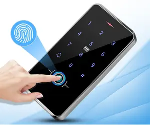 Outdoor 1000 users Fingerprint Reader RFID Biometric Fingerprint access Control Door Access System 10 tags power adapter 12V 3A