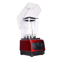 Low Noise Commerciële Heavy Duty Baby Food Processor Vruchtensap Blender Ice Crusher Machine Maker High Speed Food Blender