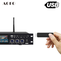 Procesador de Audio Profesional para Karaoke AOFO SK-8, Ecualizador de Efectos Digitales, Efector de Sonido para Escenario y KTV