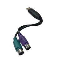 Clavier et souris vendus en usine Câble de conversion USB vers PS2