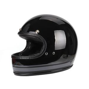 Casque de moto certifié DOT et CE, casque intégral rétro en composite de fibre de verre - Product Image 6