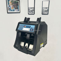 Contadora de Dinero de Grado Bancario XD-450Q de Última Generación, Pantalla Táctil Completa de 7.84 Pulgadas, Detector, Clasificador Manual de Billetes, 1000 Piezas/min